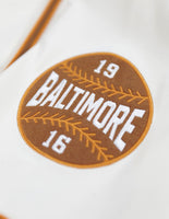 Big Boy Baltimore Black Sox S2 Heritage Mens Baseball Jersey [Ivory White]