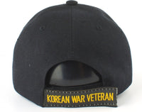 Korean War Veteran Forever Proud Map Shadow Mens Cap [Woodland Camouflage - Adjustable Size - Baseball Cap]
