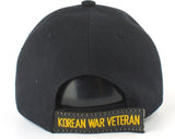 Korean War Veteran Forever Proud Map Shadow Mens Cap [Woodland Camouflage - Adjustable Size - Baseball Cap]