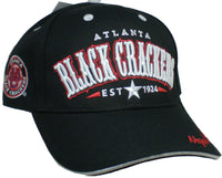 Big Boy Atlanta Black Crackers Legends S142 Mens Baseball Cap [Black - Adjustable Size]