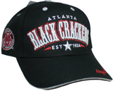 Big Boy Atlanta Black Crackers Legends S2 Mens Baseball Cap [Black - Adjustable Size]
