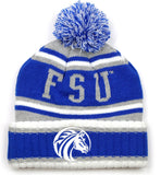 Big Boy Fayetteville State Broncos S251 Beanie With Ball [Royal Blue]