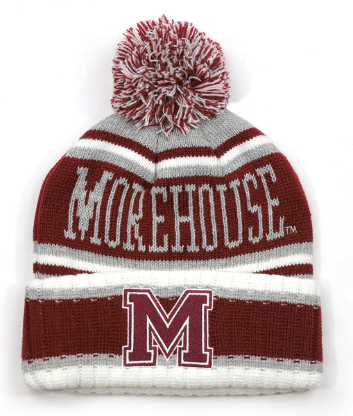 Big Boy Morehouse Maroon Tigers S251 Beanie With Ball [Maroon]
