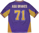 Big Boy Alcorn State Braves S11 Mens Football Jersey [Purple]