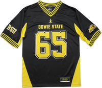 Big Boy Bowie State Bulldogs S11 Mens Football Jersey [Black]