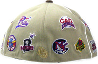 Big Boy Negro League Baseball Commemorative S142 Mens Fitted Cap [Khaki]