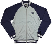 Big Boy Jackson State Tigers S3 Mens Jogging Suit Jacket [Grey - Small]
