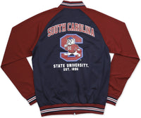 Big Boy South Carolina State Bulldogs S3 Mens Jogging Suit Jacket [Navy Blue]