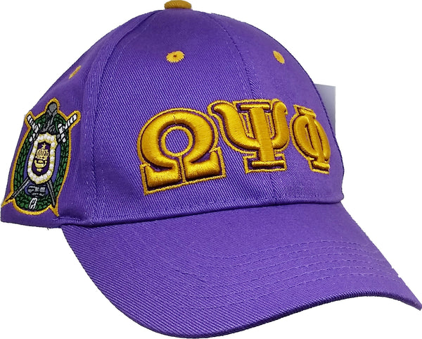 Buffalo Dallas Omega Psi Phi Baseball Cap [Purple - Adjustable Size]