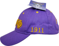 Buffalo Dallas Omega Psi Phi Baseball Cap [Purple - Adjustable Size]