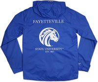 Big Boy Fayetteville State Broncos S5 Mens Windbreaker Jacket [Royal Blue]