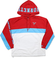 Big Boy Delaware State Hornets Womens Anorak Jacket [Red]