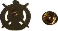 Omega Psi Phi Escutcheon Shield Lapel Pin [Gold]