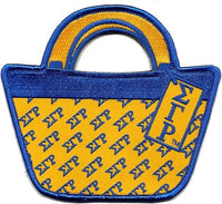 Sigma Gamma Rho Purse Shaped Luggage Tag [Royal Blue/Gold]