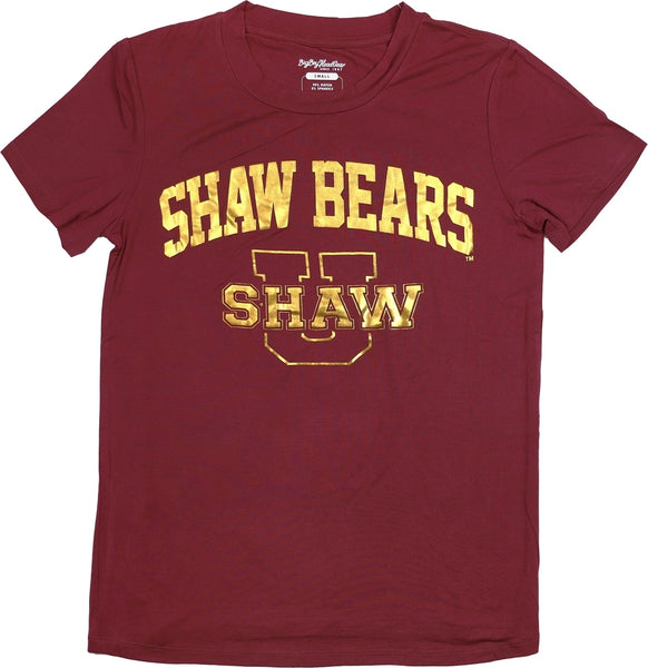 Big Boy Shaw Bears S3 Ladies Jersey Tee [Maroon]