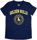 Big Boy Johnson C. Smith Golden Bulls S3 Ladies Jersey Tee [Navy Blue]