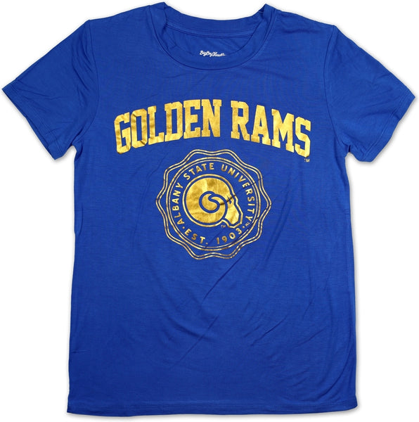 Big Boy Albany State Golden Rams S3 Ladies Jersey Tee [Royal Blue]